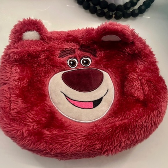 Disney Pixar Lotso Bear plush bag - Picture 1 of 4